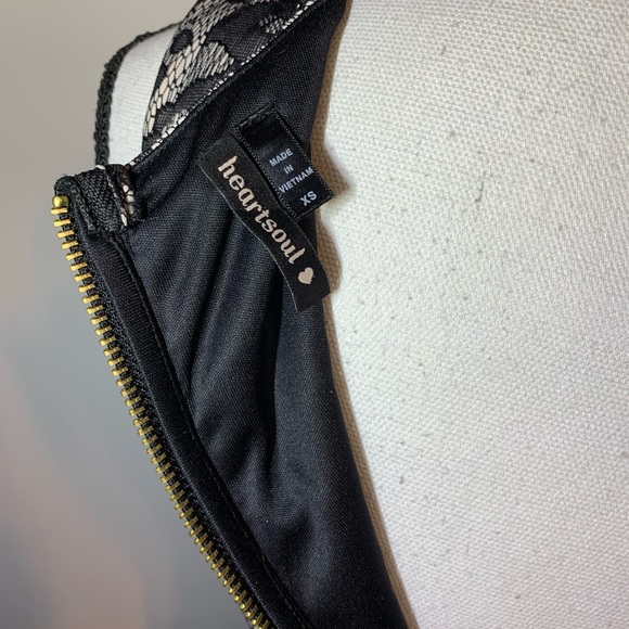 Heart Soul Black Lace Overlay Dress - Picture 8 of 9